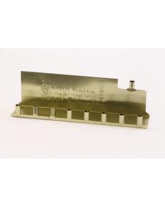 Tin Candle Menorah Gold