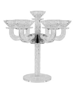 Candelabra 7 Crystal 11"H