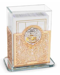 Crystal and Gold Bencher Holder