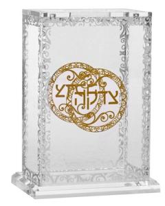 Acrylic Charity Box Royal Design