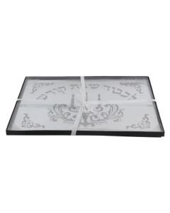 Glass Challah Board 14x10"