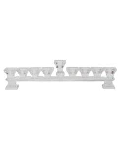 Crystal Menorah With Clear Cups