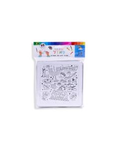 10 Chanukah Puzzles for self-Coloring (20 piece puzzles)