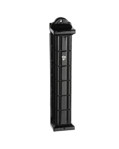 Wooden Black Mezuzah 15 Cm- Squares