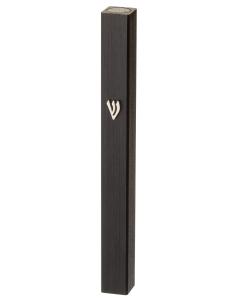 Aluminum Mezuzah 15 Cm- Black