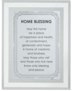 Framed Blessing 6.5x8.5" English Home Blessing