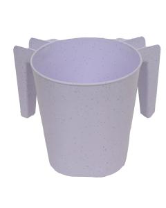 Plastic Washing Cup White Sparkles