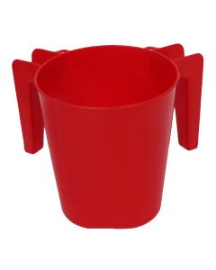 Plastic Washing Cup - Red