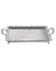 Silver Plated Lacquered Tray