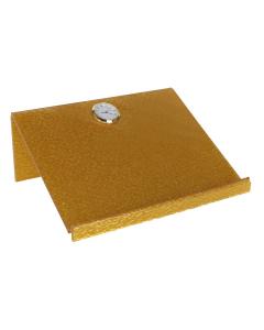 Acrylic Gold Glitter Book Holder With Clock