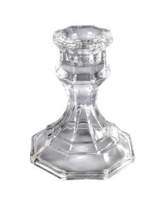 Glass Candleholder, 4"