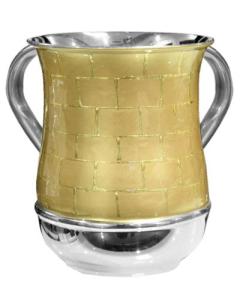 Stainless Steel Wash Cup - Golden Bricks