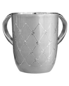 Stainless Steel Wash Cup - Diamonds