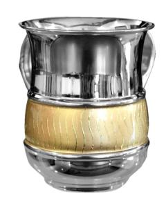 Stainless Steel Wash Cup - Gold Lining