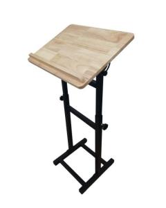 Assembled Wooden Book Stand/Shtender Light Oak - Adjustable Height Up To 43"