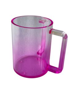 Smoky Pink Acrylic Washing Cup
