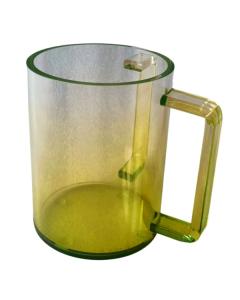 Smoky Yellow Acrylic Washing Cup