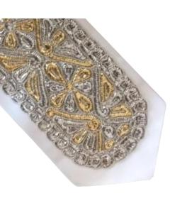 Silver & Gold Atarah Flower Design