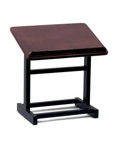 Solid wood Table Top Shtender with Metal Legs