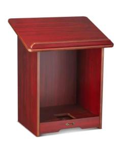 Mahogany Table Top Shtender with Bottom Pullout Shtender