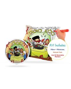 Color Your Own Pesach Pillow & Matzah Tash