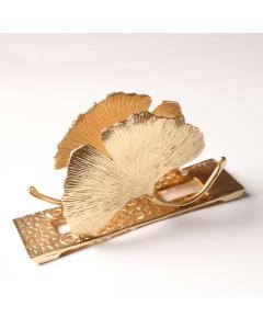 Napkin Holder Gold Metal