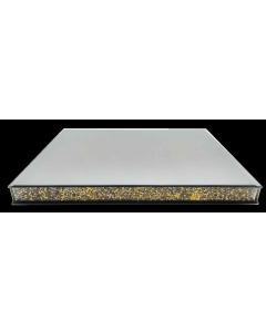 Mirror Tray Sparkling With Led