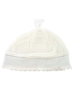 Yerushalmi Kippah White - Large