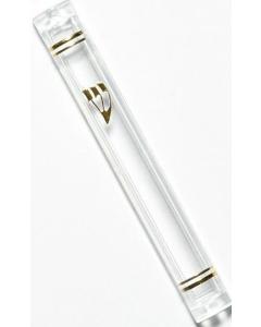 Plactic Mezuzah w/ Rubber Bottom 20 cm