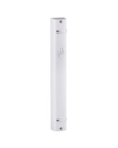 Plactic Mezuzah w/ Rubber Bottom 10 cm