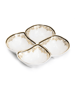 Porcelain 4 Sectional Bowl