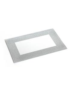 Mini Mirror Tray With Gold Legs & Gold Diamonds