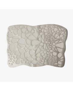 Apeloig Challah Cover Pebbles (Champagne Leatherette)