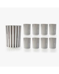 Apeloig Kiddush Cups (Smoke-White)