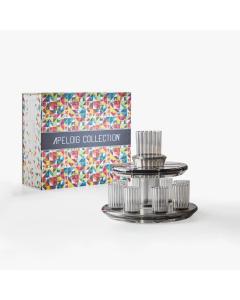 Apeloig Kiddush Wine Fountain Set (Smoke)