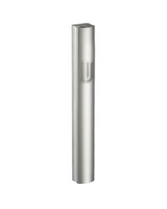 Aluminium Mezuzah Dotted Design In Matte Silver 12 cm