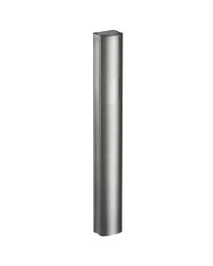 Aluminium Mezuzah 12cm- Dotted Design in Gray,