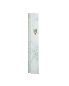 Glass Mezuzah Beige 12cm