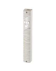 Plastic Mezuzah Case - White