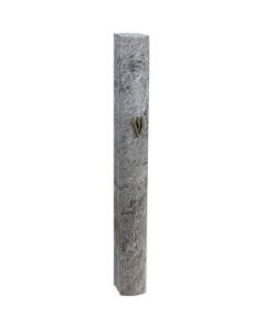 Aluminum Mezuzah 12 Cm 3D Painted -Gray Marvel
