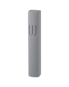 Polyresin Mezuzah - Light Gray