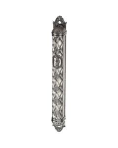 Metal Mezuzah 12 Cm With Ornaments