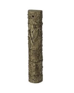 Polyresin Stone- Like Mezuzah 12 Cm Brown