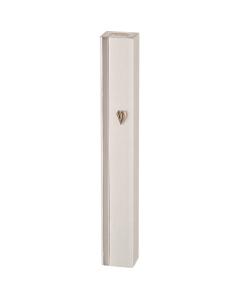 Silver Aluminum Mezuzah Case