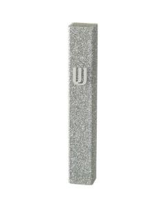 Perspex Mezuzah 12 Cm - Glitter White