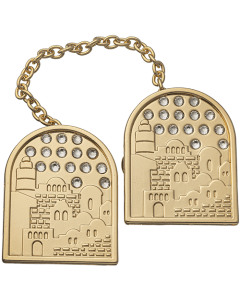 Tallit Clips 9 cm - Gold Finish