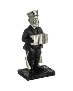 Polyresin Klezmer Figurine - Accordion Player