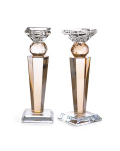 Tapered Crystal Candlesticks