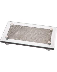 Elegant Glass Tray for Candlesticks