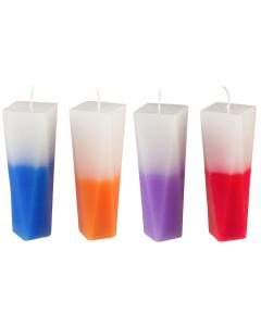 Havdalah Candle Multicolor - Triangle Design
